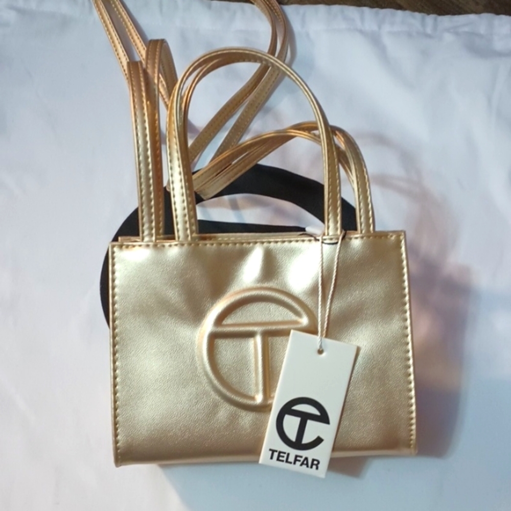 Authentic Telfar Faux Leather Small Tote
